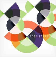 Obraz premium Modern circle abstract background