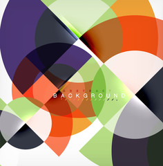 Obraz premium Modern circle abstract background