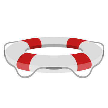 Isolated Lifesaver Icon