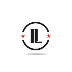 Initial Letter IL Logo Template Design
