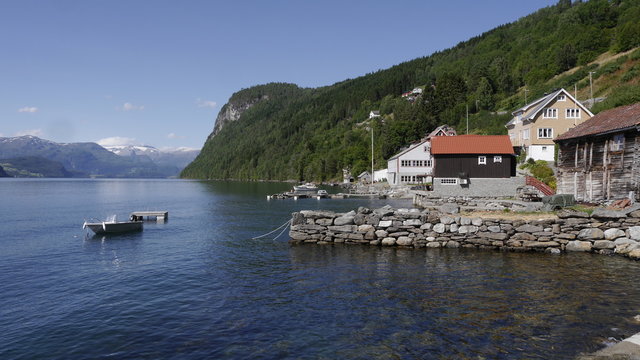 Hopland Kai, alte Panoramastra&szlig;e zwischen Nordfjordeid und Stryn