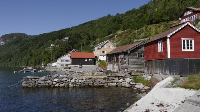 Hopland Kai, alte Panoramastra&szlig;e zwischen Nordfjordeid und Stryn
