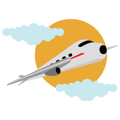 Isolated airplane icon