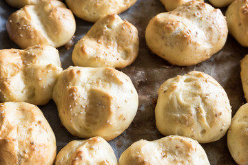 Cook homemade bread