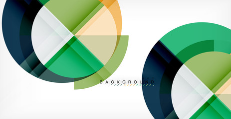 Obraz premium Vector circle abstract background