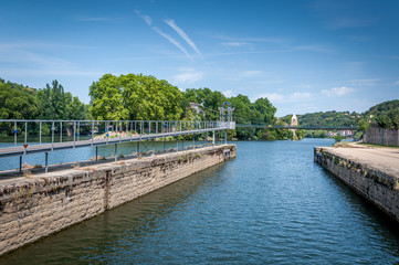 Quais de Saône entre Lyon et Caluire