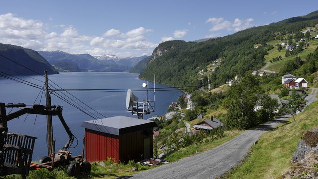 Hopland Kai, alte Panoramastra&szlig;e zwischen Nordfjordeid und Stryn