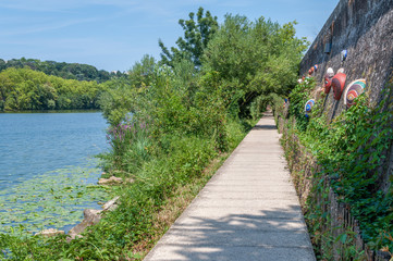 Quais de Saône entre Lyon et Caluire
