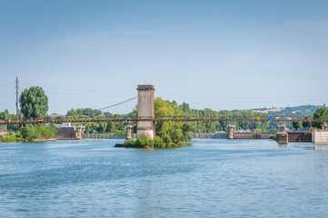 Quais de Saône entre Lyon et Caluire
