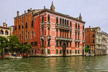 Fototapeta na wymiar Grand canal architecture in Venice, Italy.