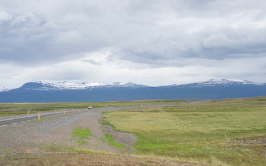 Landschaft im Nord-Osten Islands