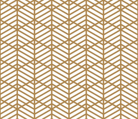 Seamless pattern based on Japanese ornament Kumiko