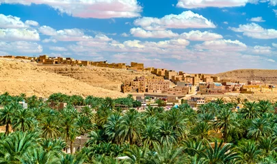 Tuinposter Ksar Bounoura, an old town in the M'Zab Valley in Algeria © Leonid Andronov