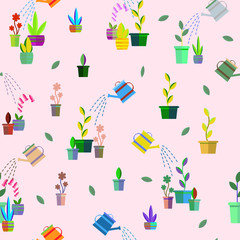 Foxgloves, flowers, sun, plants in pots