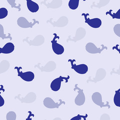 Whale silhouetts on light background