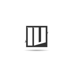 Initial Letter IV Logo Template Design