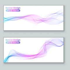 Colorful Flowing Smoke Motion Banner Design