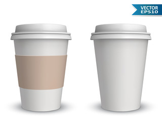 Take-away Paper Coffee or Tea Cup