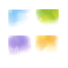 Watercolor style colorful backgrounds