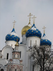 Russian Orthodox Church. Sergiyev Posad. The Golden Ring. Russian Winter. 