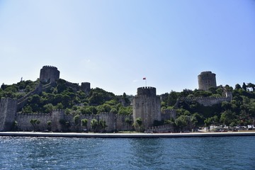 Fototapeta na wymiar Rumeli Fortress at Istanbul Turkey