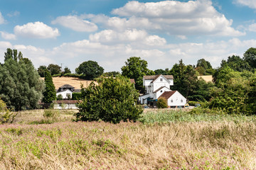 buildings at Stort river