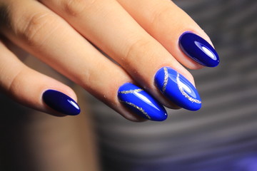 beautiful gel lacquer manicure
