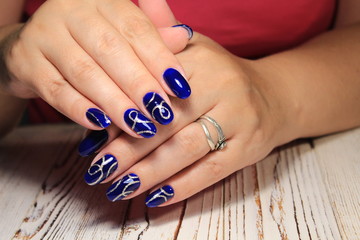 sexy manicure of nails