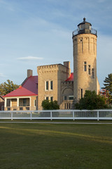 Fototapeta na wymiar Mackinaw City Lighthouse in Michigan
