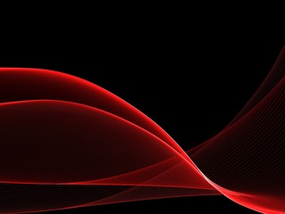 Abstract modern red light waves background