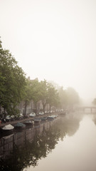 Foggy Morning in Amsterdam