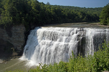Obraz premium Waterfalls at Letchworth State Park in New York