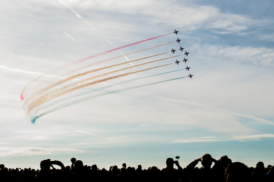 Red Arrows at Southport Airshow in 2015