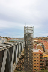 Elevador y plaza de toros de Cartagena, Murcia, España