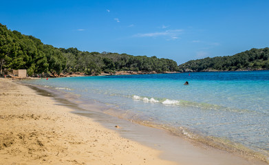 Cala Formentor in a sunny day