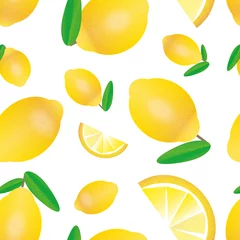 Cercles muraux Citrons Motif lumineux, jaune, sur le thème de l& 39 été d& 39 illustrations de citron avec une texture de grain, isolé sur fond blanc