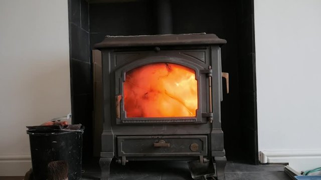 A Warm Rustic Fire Place