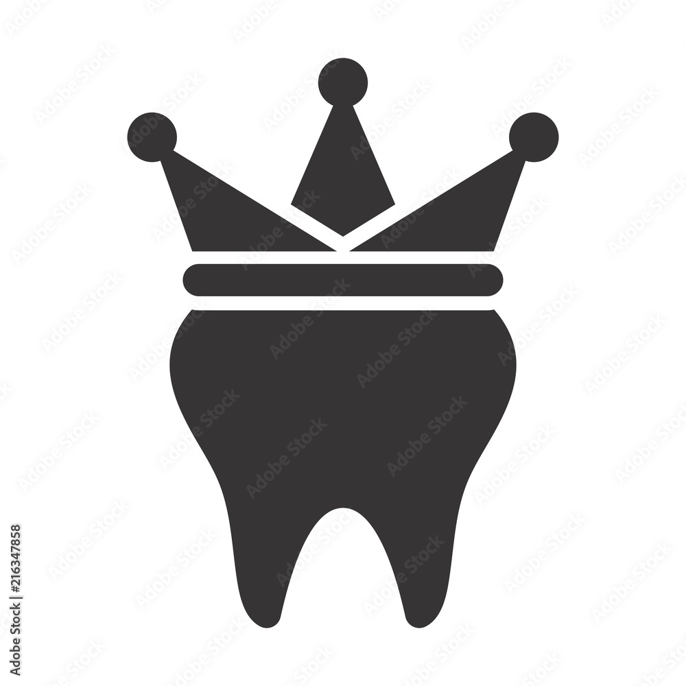 Wall mural dental logo. dentist icon. orthodontic symbol. vector eps 08.