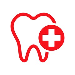 Dental logo. Dentist Icon. Orthodontic symbol. Vector eps 08.