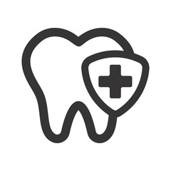 Dental logo. Dentist Icon. Orthodontic symbol. Vector eps 08.