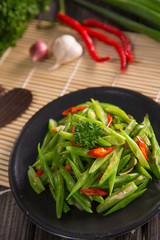 oseng buncis. stir fry bean