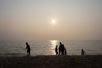 Fototapeta premium peaple in the beach