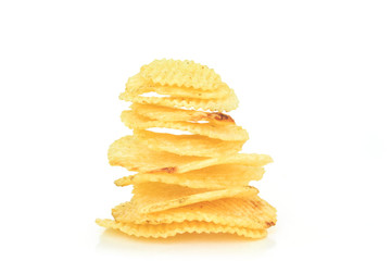 crispy potato chips junk food unhealthy food