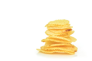 crispy potato chips junk food unhealthy food