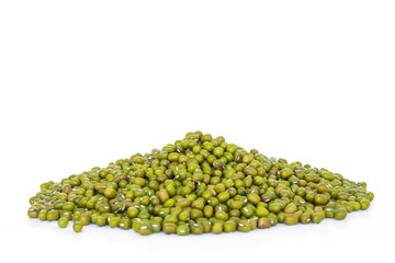 mung bean pile green texture background