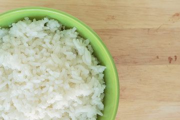 cooked white basmati rice  bowl natural food