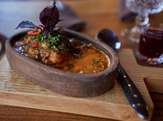 traditional dish in a plate
