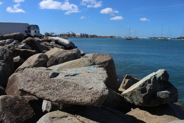 Fototapeta na wymiar Rocks at the Sea