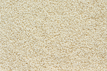 white sesame seed on white background