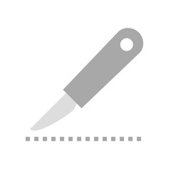 medical and hospital related flat design icon set